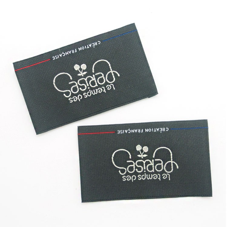 高密度服裝輔料織嘜定做男女服裝商標領標定制批發(fā)